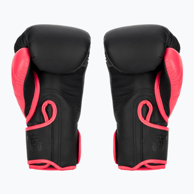 Mănuși de box Top King Reborn Boxing Semi Leather black/pink 2