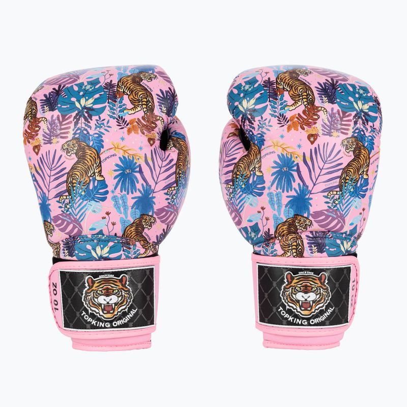 Mănuși de box Top King Boxing Wild Tiger black/pink