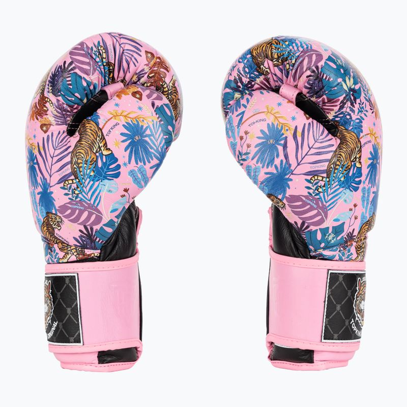 Mănuși de box Top King Boxing Wild Tiger black/pink 3