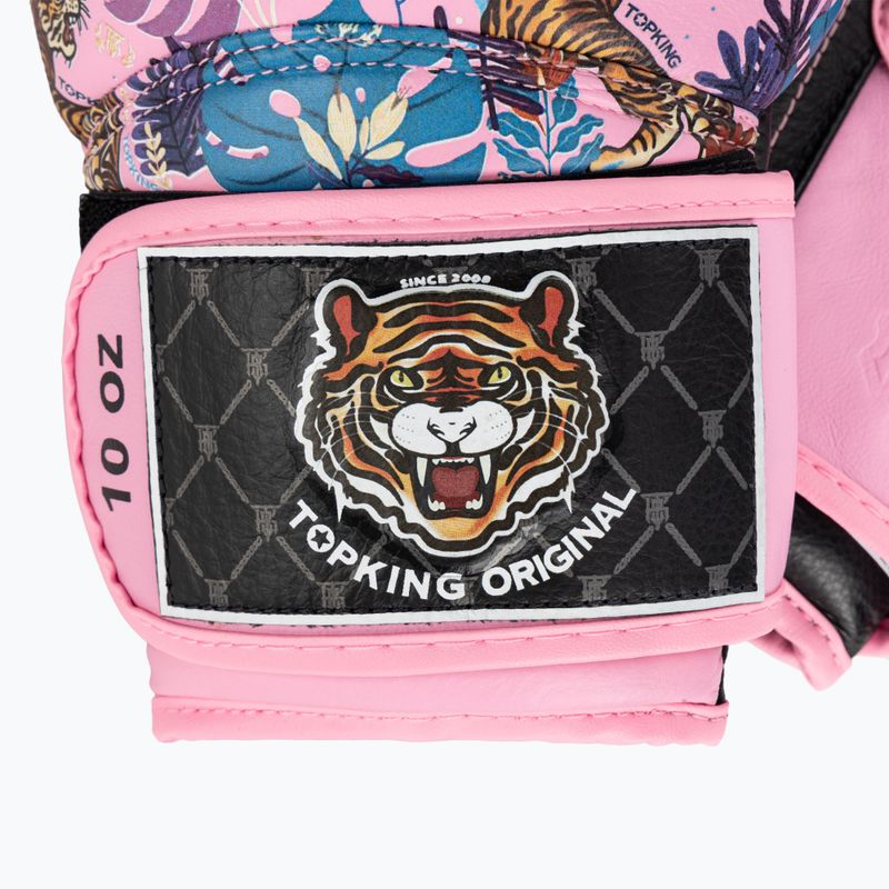 Mănuși de box Top King Boxing Wild Tiger black/pink 4