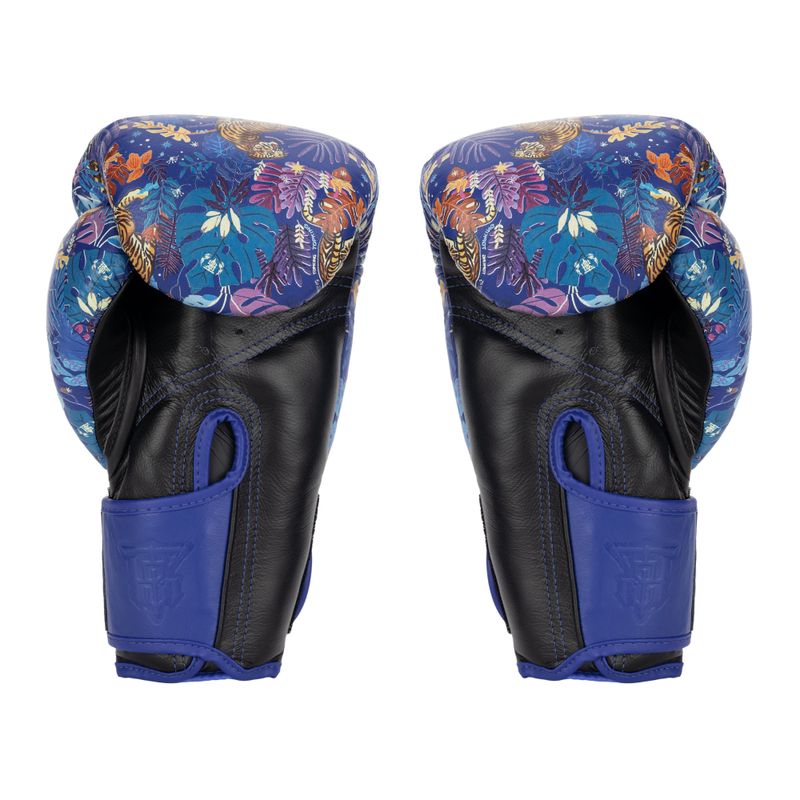 Mănuși de box Top King Boxing Wild Tiger black/blue 2