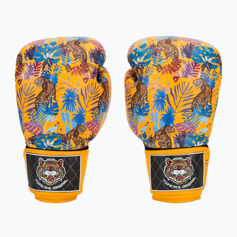 Mănuși de box Top King Boxing Wild Tiger black/yellow 2