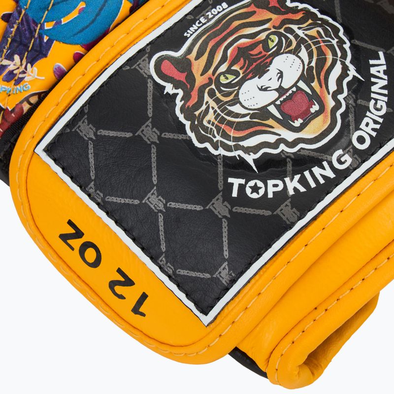 Mănuși de box Top King Boxing Wild Tiger black/yellow 5
