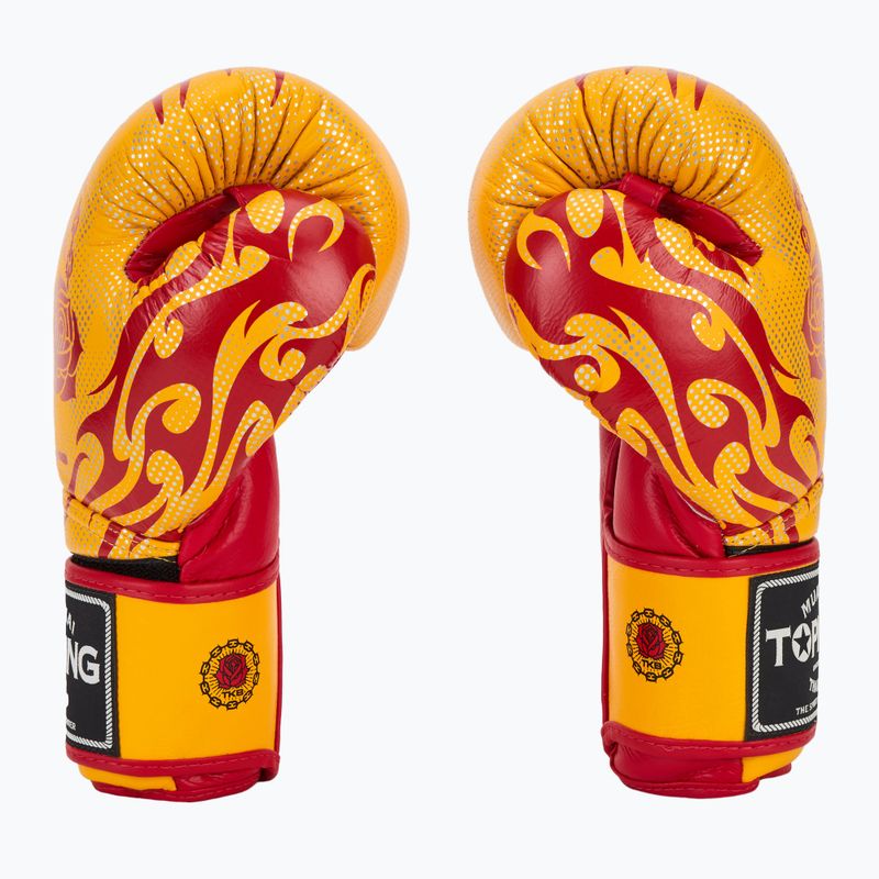 Mănuși de box Top King Boxing Dragon yellow 4