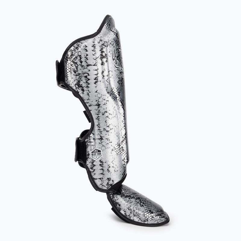 Protecție de tibie Top King Super Star black/silver 2