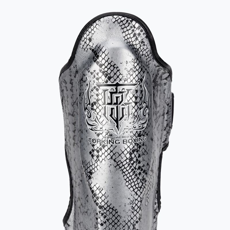 Protecție de tibie Top King Super Star black/silver 3