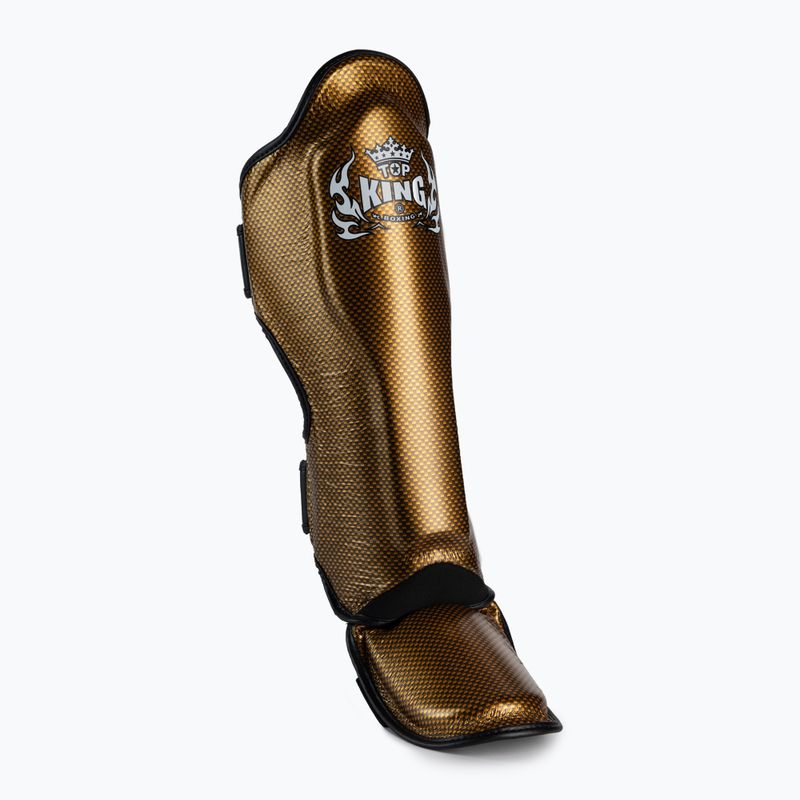 Top King Super Snake Super Snake tibia pads negru TKSGEM-02-BK-GD-L