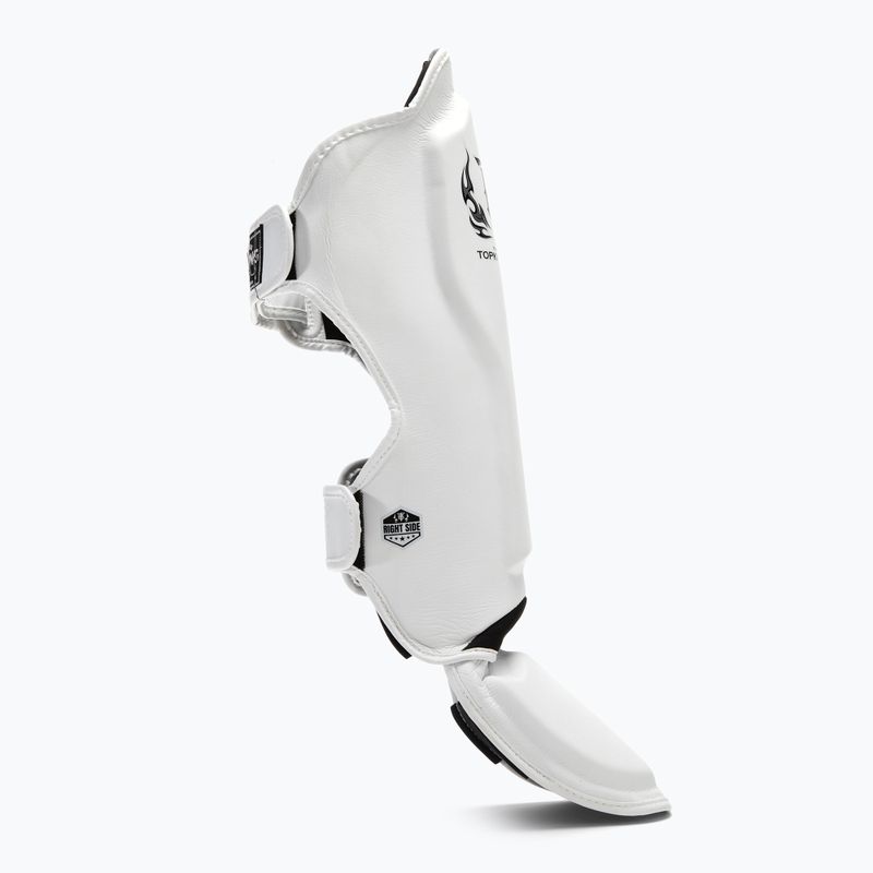 Apărători de tibie Top King Pro Semi Leather white 2