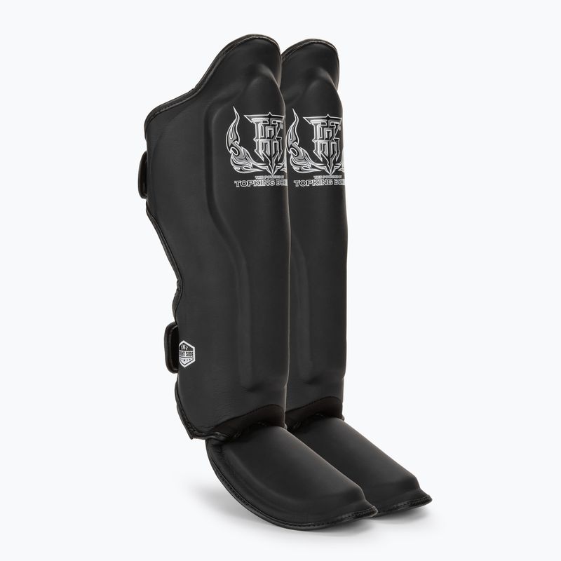 Apărători de tibie Top King Pro Semi Leather black