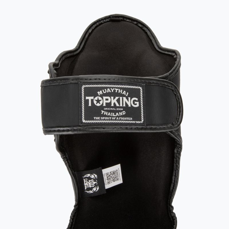 Apărători de tibie Top King Pro Semi Leather black 6