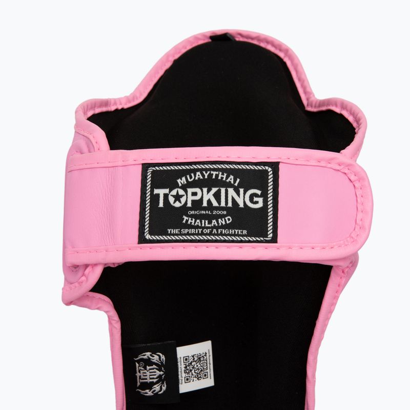 Apărători de tibie Top King Pro Semi Leather pink 4