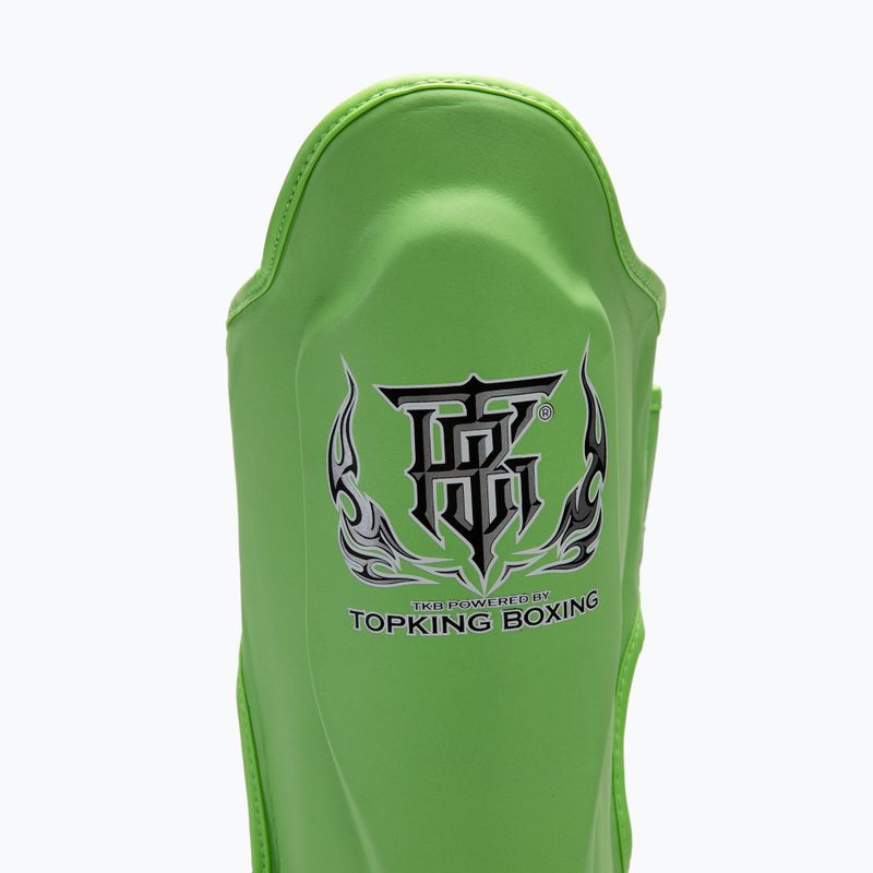 Apărători de tibie Top King Pro Semi Leather green 3