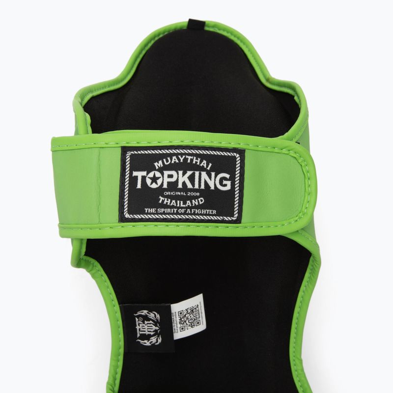 Apărători de tibie Top King Pro Semi Leather green 4