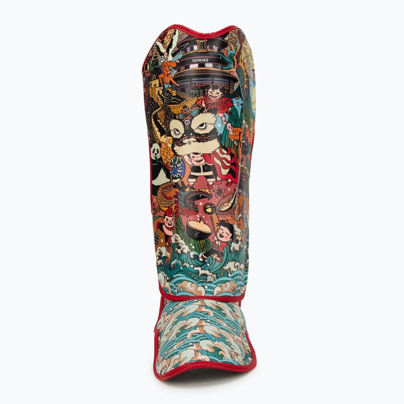 Protectori pentru tibie Top King Shin Guards Happiness Chinese black 4