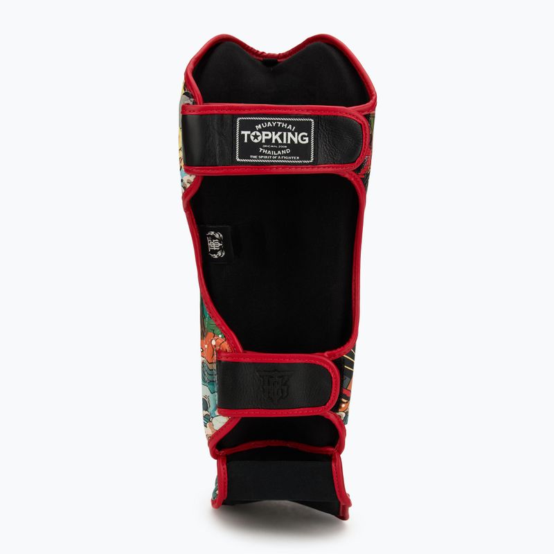 Protectori pentru tibie Top King Shin Guards Happiness Chinese black 5