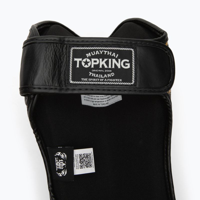 Apărători de tibie Top King Chain black/gold 4