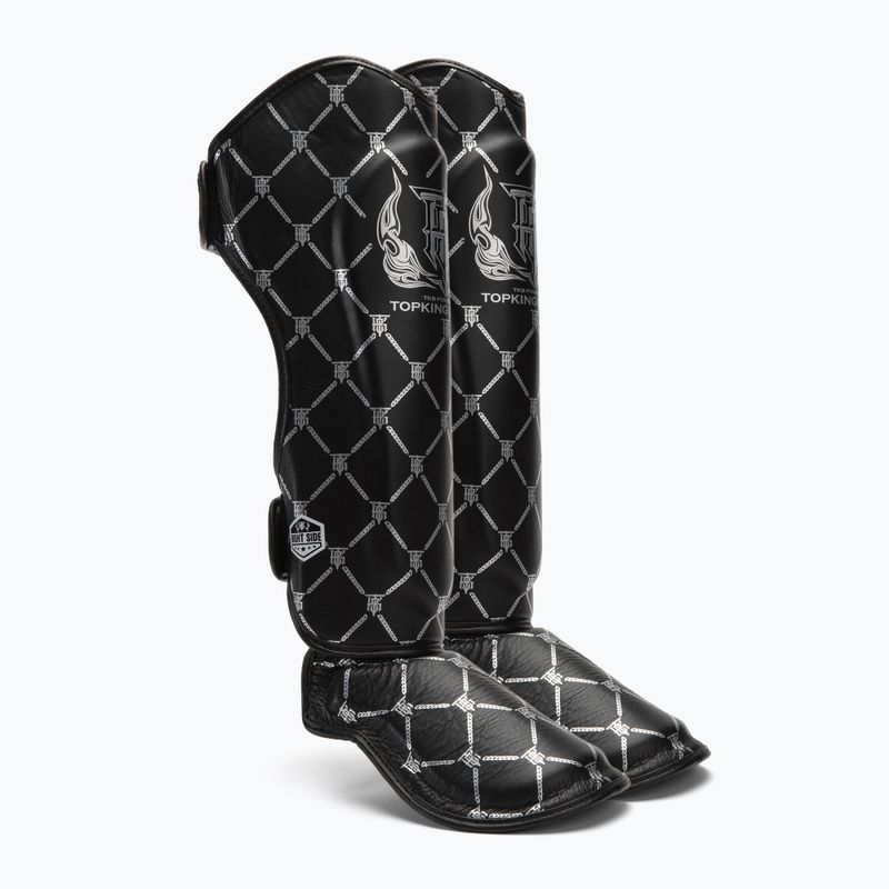 Apărători de tibie Top King Chain black/silver