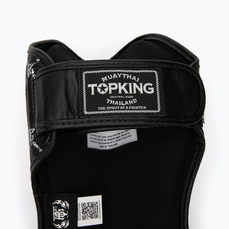 Apărători de tibie Top King Chain black/silver 4
