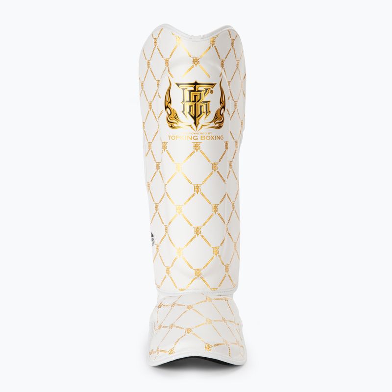 Apărători de tibie Top King Chain white/gold 3