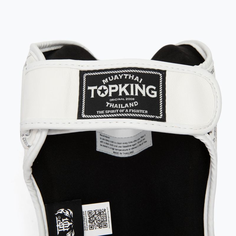 Apărători de tibie Top King Chain white/silver 4
