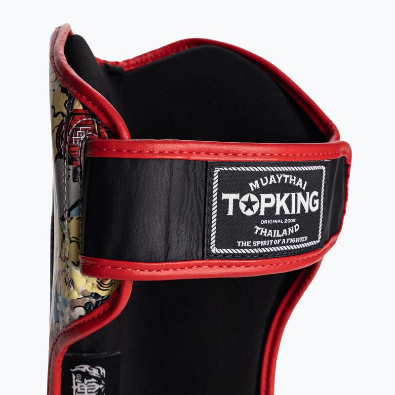 Apărători de tibie Top King Culture Semi Leather black TKSGCT-CN 7