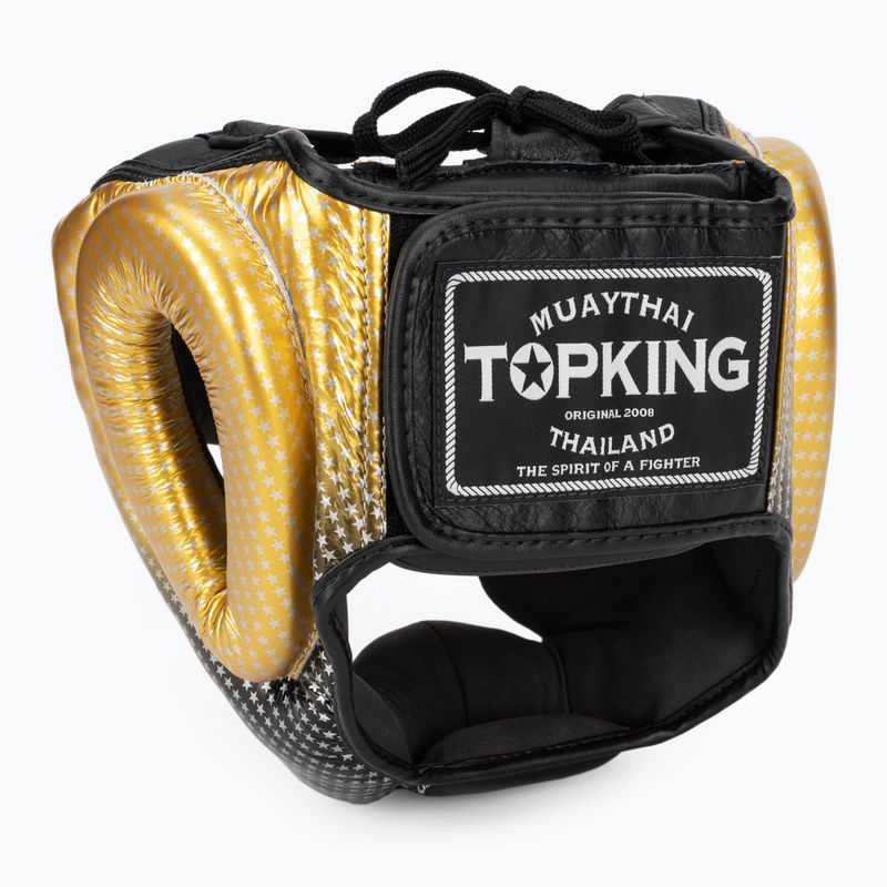 Cască de box Top King Super Star gold 3