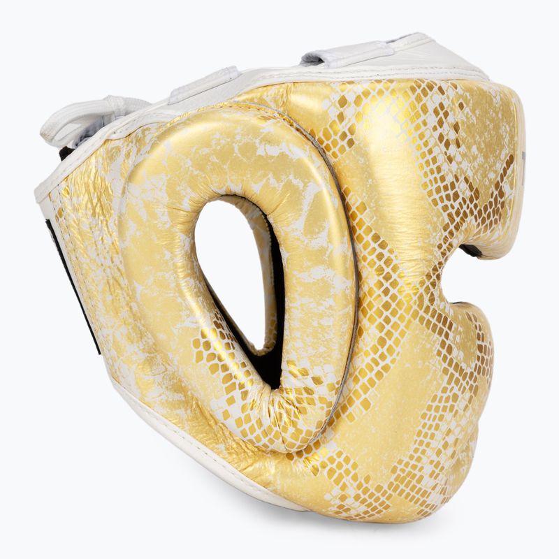 Cască de box Top King Super Star white/gold 2