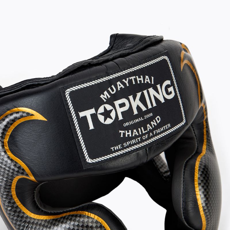 Cască de box Top King Empower black/silver 4