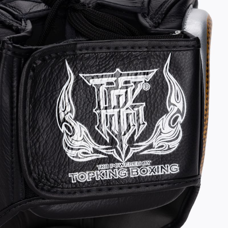 Cască de box Top King Empower black/gold 5