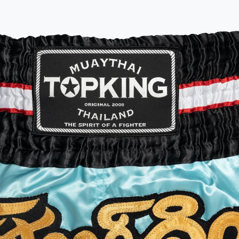 Pantaloni scurți de antrenament  Top King Kickboxing light blue