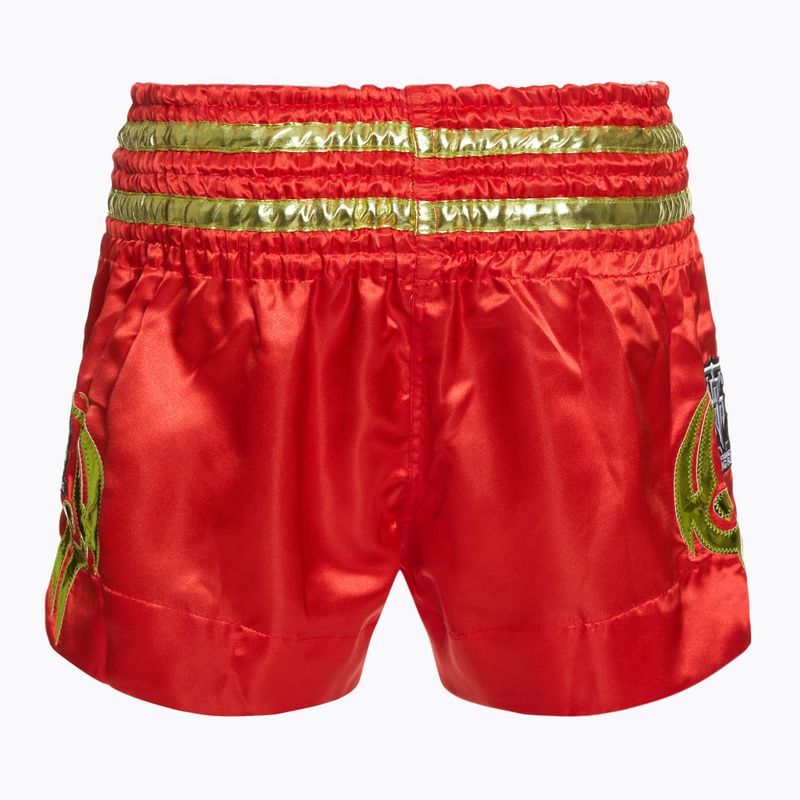 Pantaloni scurți de antrenament Top King Kickboxing red 2