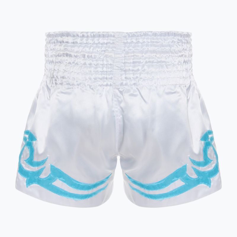 Pantaloni scurți de antrenament Top King Kickboxing white 2