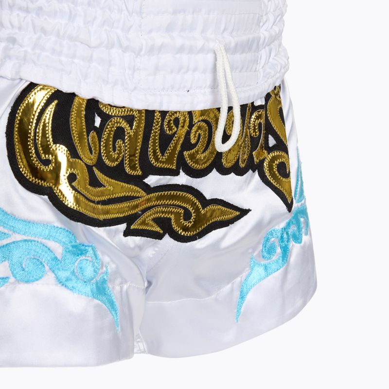 Pantaloni scurți de antrenament Top King Kickboxing white 4