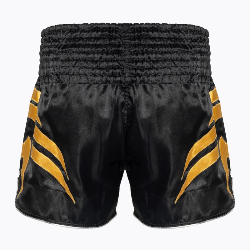 Pantaloni scurți de antrenament Top King Kickboxing black/gold 2