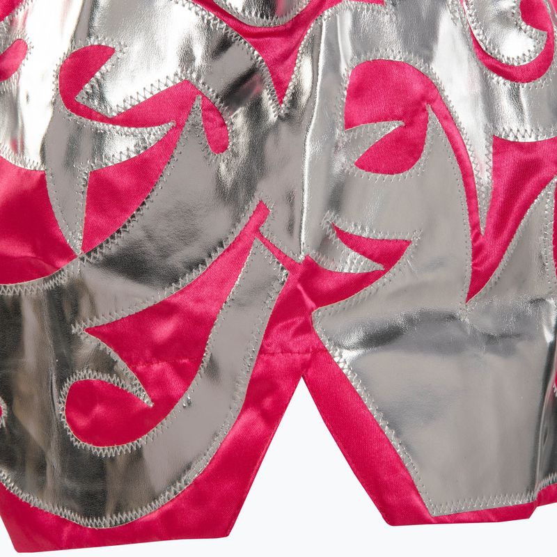Pantaloni scurți de antrenament Top King Thai Boxing pink/white 4