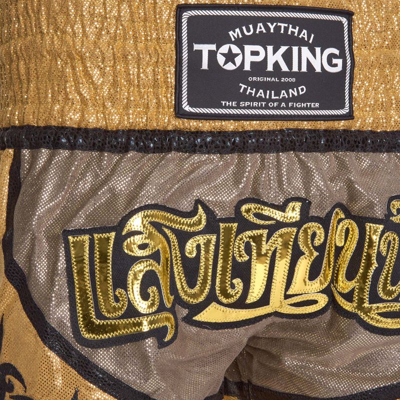 Pantaloni scurți de antrenament Top King Kickboxing yellow 3