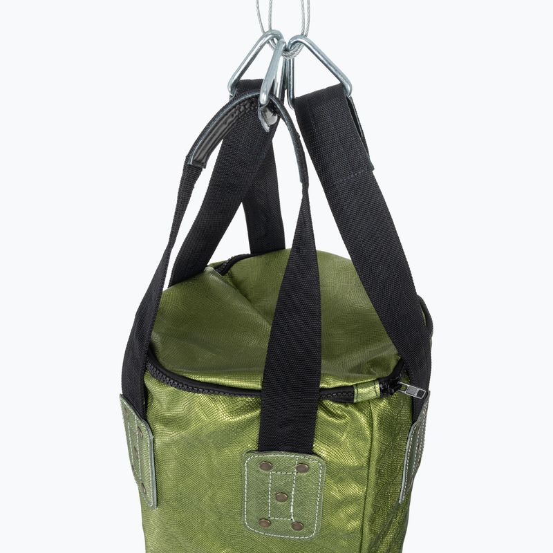 Fairtex 6FT Muaythai Banana Bag "Python Print" Colecție sac de box - verde neumplut 2
