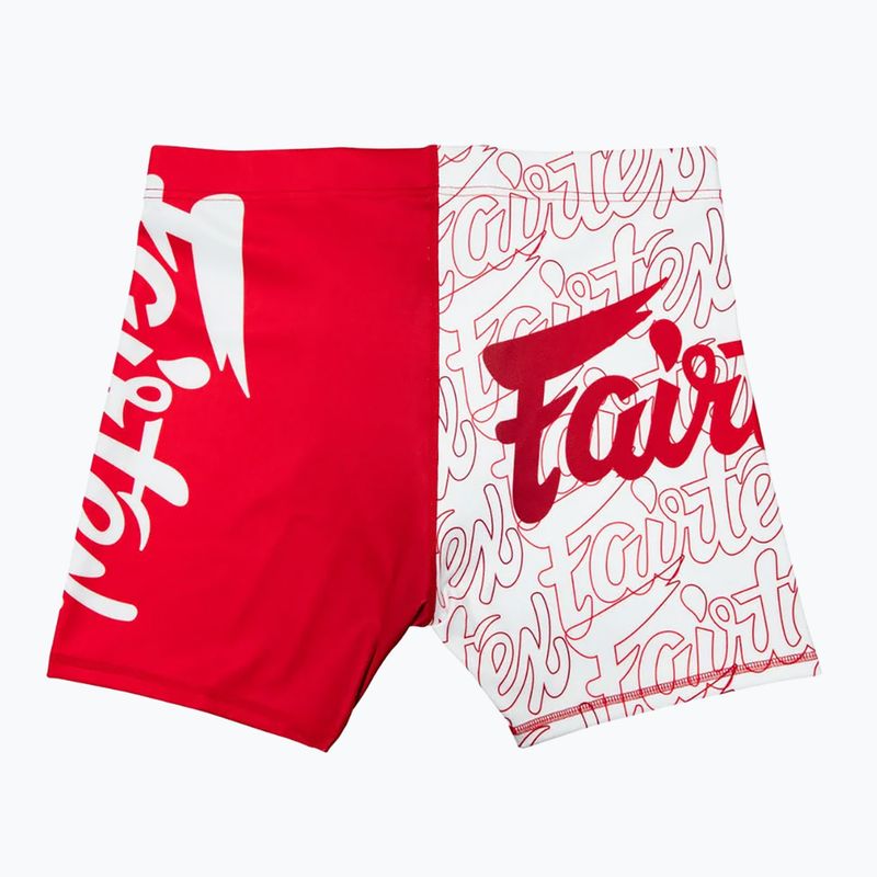 Pantaloni scurți de antrenament Fairtex Vale Tudo CP4 roșu 2