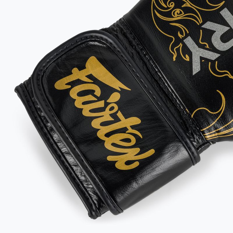 Mănuși de box Fairtex Glory Kickboxing Competition Training Boxing black/gold 6