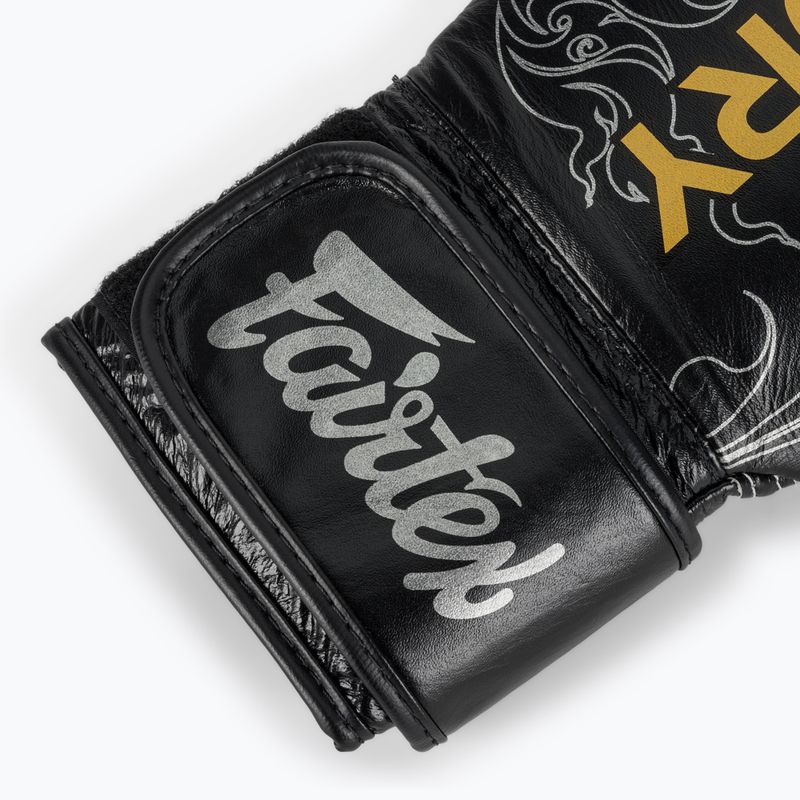 Mănuși de box Fairtex Glory Kickboxing Competition Training Boxing black/silver 6