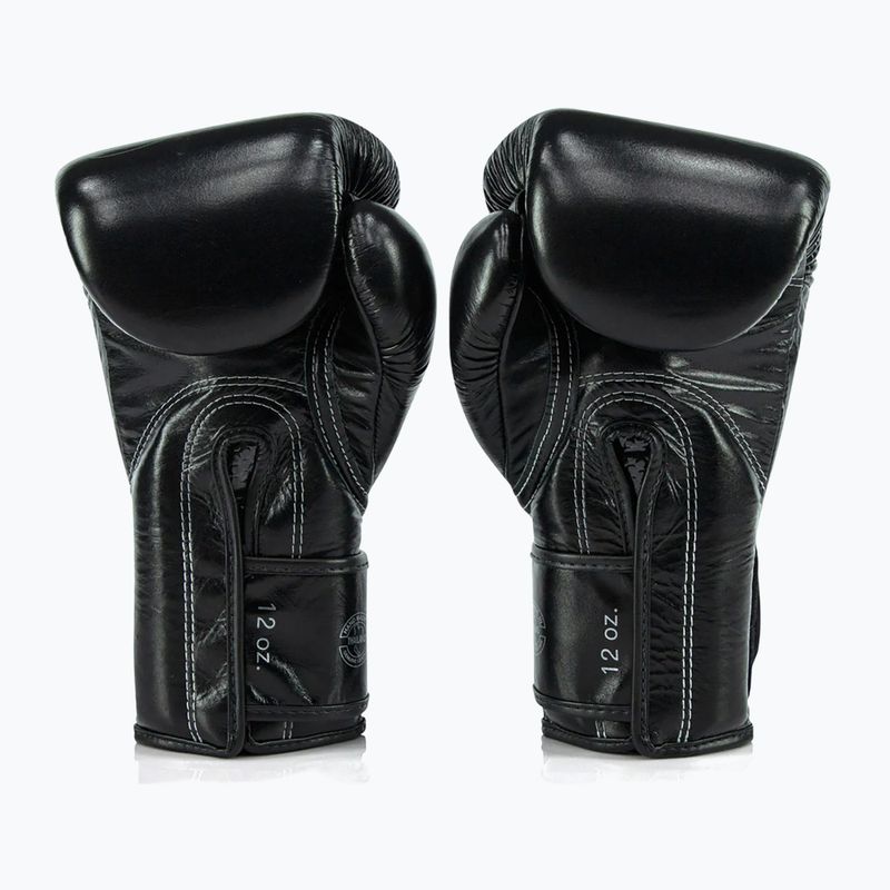 Mănuși de box Fairtex Glory Kickboxing Competition Training Boxing black/silver 2