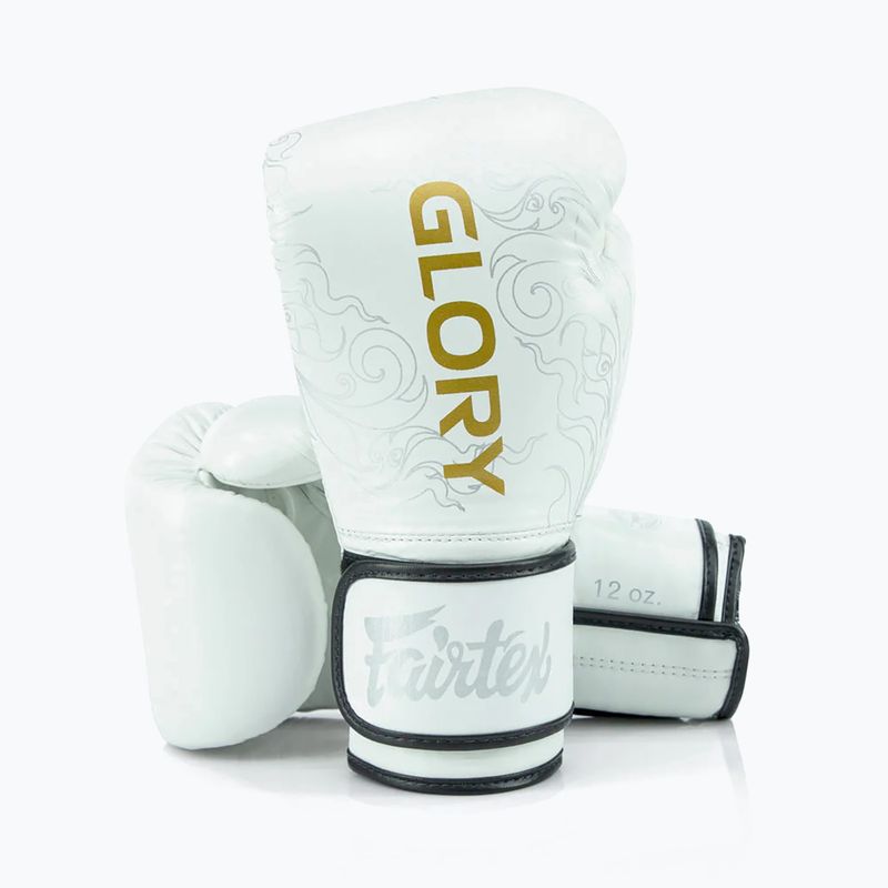 Mănuși de box Fairtex Glory Kickboxing Competition Training Boxing white 4