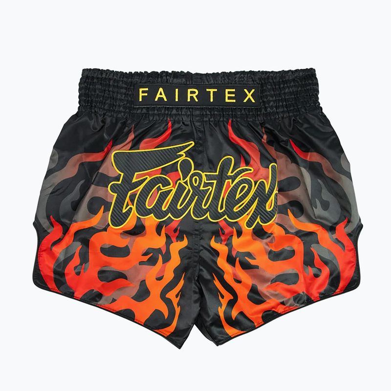 Fairtex Muay Thai Training Shorts BS1921 "Volcano" negru 2