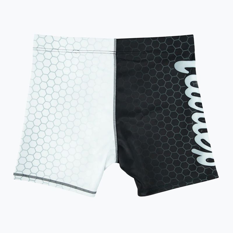 Pantaloni scurți de antrenament Fairtex Vale Tudo CP7 alb/negru 2