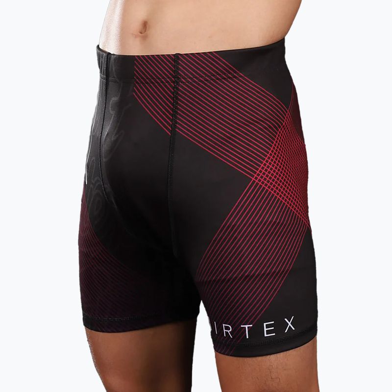 Pantaloni scurți de antrenament Fairtex Vale Tudo CP8 negru/violet 2