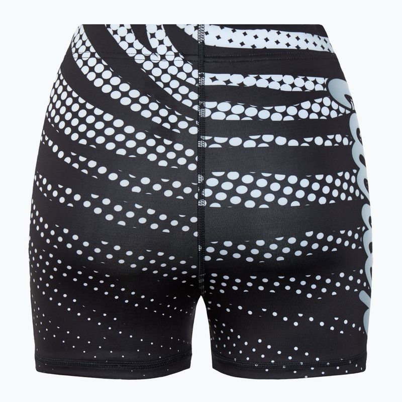 Pantaloni scurți de antrenament Fairtex Vale Tudo CP14 alb/negru 2