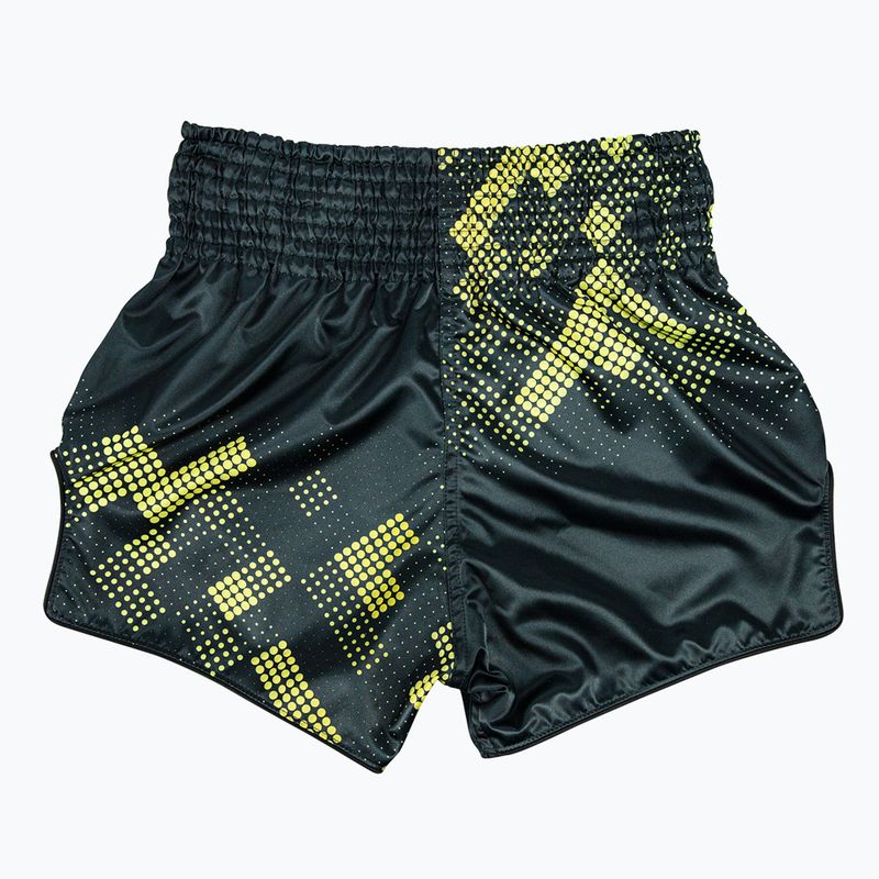 Pantaloni scurți de antrenament Fairtex Muay Thai S1931 Heart of Gold black/gold 2