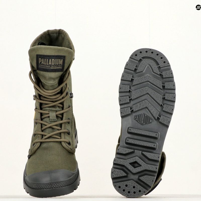 Palladium Pampa Baggy aprovizionare cizme de noapte de măsline Palladium Pampa Baggy Supply 17