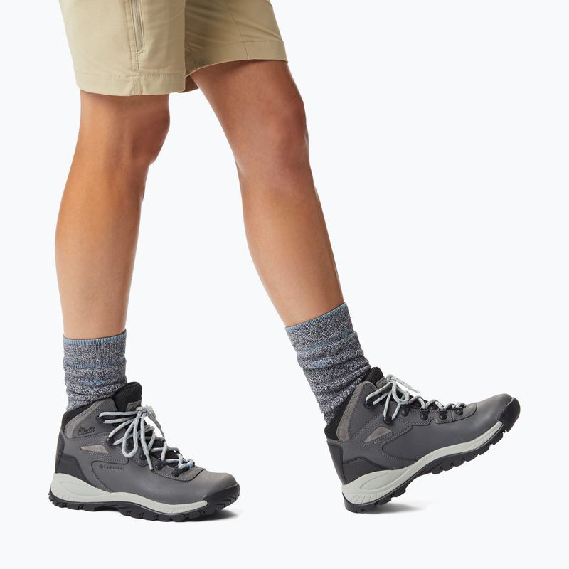 Columbia Newton Ridge Plus quarry/cool wave cizmă de trekking pentru femei 14