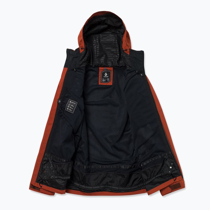 Geacă de snowboard pentru bărbați Volcom L Gore-Tex Jacket burnt orange 11